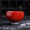 Bemy Crimson Vampire Tenmoku Tea Cups