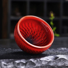 Bemy Crimson Vampire Tenmoku Tea Cups