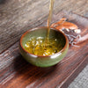 Bemy Emerald Ice Crackle Tenmoku Tea Cups