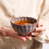 Bemy Earthy Ice Crackle Tenmoku Tea Cups