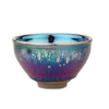 Bemy Cosmic Aurora Tenmoku Tea Cups