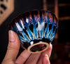 Bemy Majestic Peacock Tenmoku Tea Cups