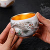 Bemy Golden Dragon Tea Cups